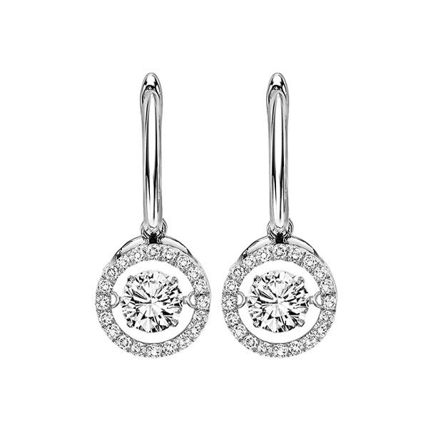 14KT White Gold & Diamonds Rhythm Of Love Fashion Earrings  - 2 1/2 cts Moseley Diamond Showcase Inc Columbia, SC