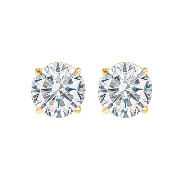 14Kt Yellow Gold Diamond 1 1/4Ctw Earring Bell Jewelers Murfreesboro, TN