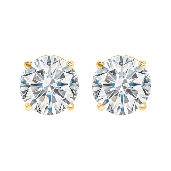 14Kt Yellow Gold Diamond 1 1/2Ctw Earring Harris Jeweler Troy, OH