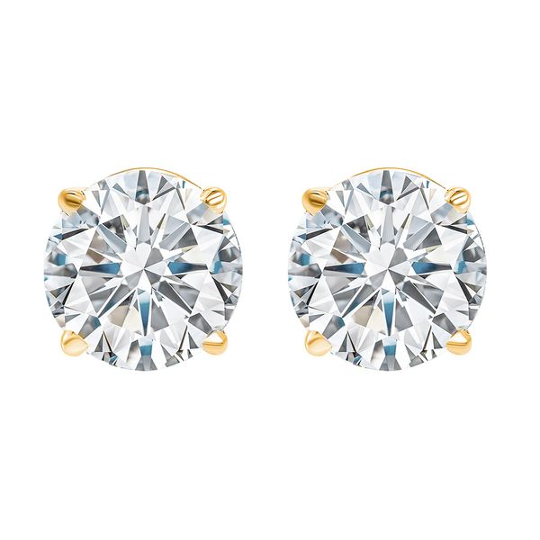 14Kt Yellow Gold Diamond 2Ctw Earring Layne's Jewelry Gonzales, LA