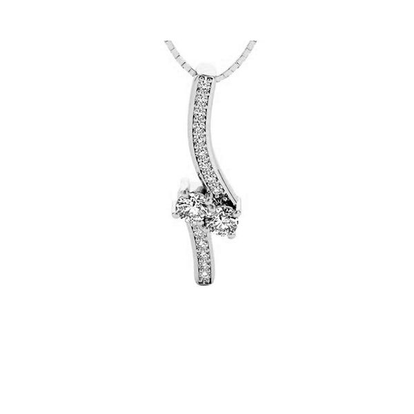 14Kt White Gold Diamond (1/4Ctw) Pendant Harris Jeweler Troy, OH