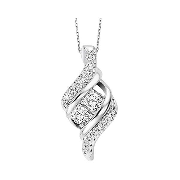 14KT White Gold & Diamonds Twogether Jewelery Neckwear Pendant  - 1/2 cts Molinelli's Jewelers Pocatello, ID