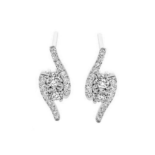 14Kt White Gold Diamond (1/3Ctw) Earring Castle Couture Fine Jewelry Manalapan, NJ