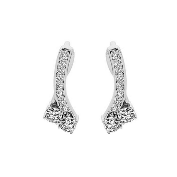 14Kt White Gold Diamond (3/4Ctw) Earring Castle Couture Fine Jewelry Manalapan, NJ