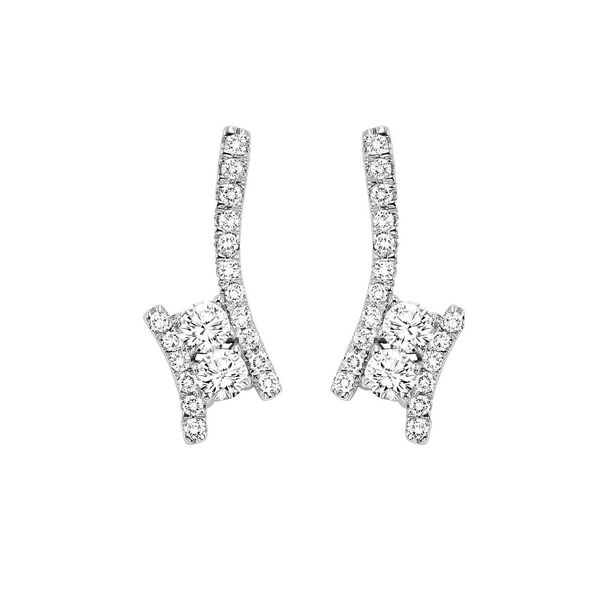 14Kt White Gold Diamond (1/2Ctw) Earring Castle Couture Fine Jewelry Manalapan, NJ