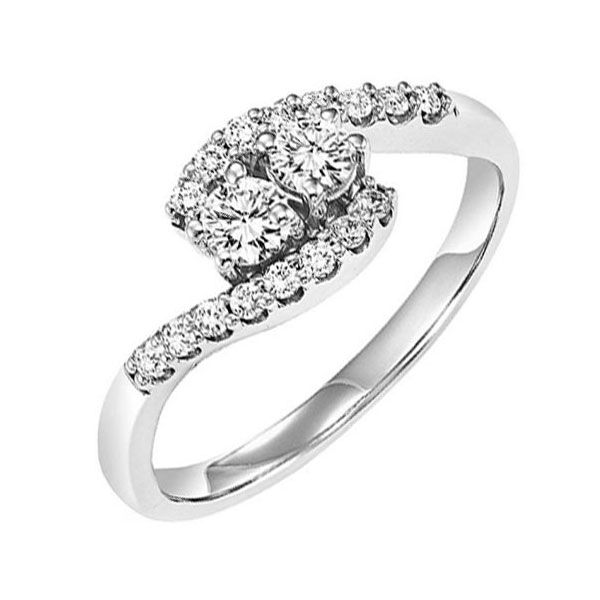 14Kt White Gold Diamond (1/2Ctw) Ring Harris Jeweler Troy, OH