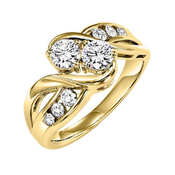 14KT Yellow Gold & Diamonds Twogether Jewelery Fashion Ring  - 1 cts Jayson Jewelers Cape Girardeau, MO