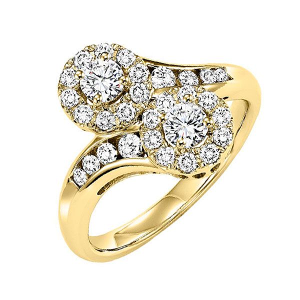 14KT Yellow Gold & Diamonds Twogether Jewelery Fashion Ring  - 1 3/8 cts Grayson & Co. Jewelers Iron Mountain, MI