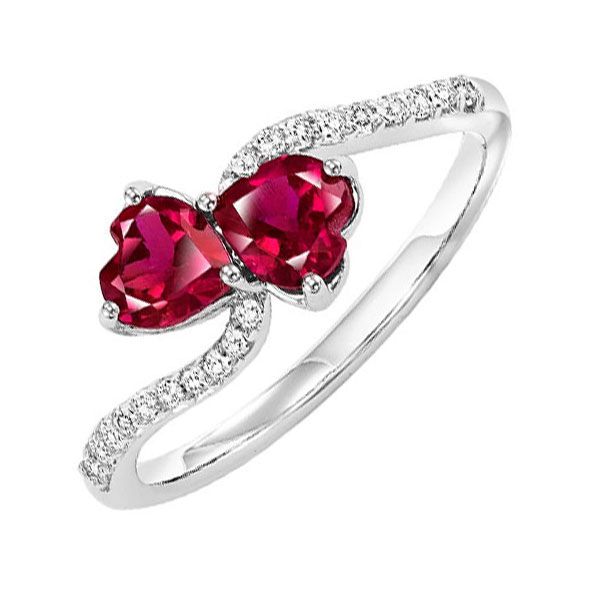 Silver Ruby-Sapphire (1 1/8 Ctw) Ring Layne's Jewelry Gonzales, LA