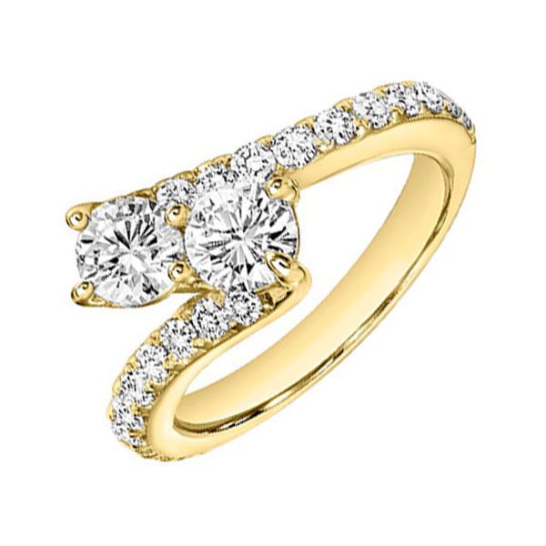 14KT Yellow Gold & Diamonds Twogether Jewelery Fashion Ring  - 1 cts JMR Jewelers Cooper City, FL