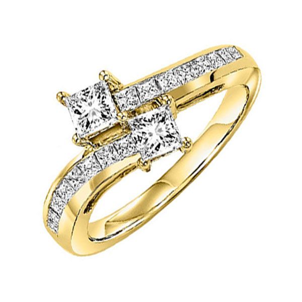 14KT Yellow Gold & Diamonds Twogether Jewelery Fashion Ring  - 1 cts JMR Jewelers Cooper City, FL