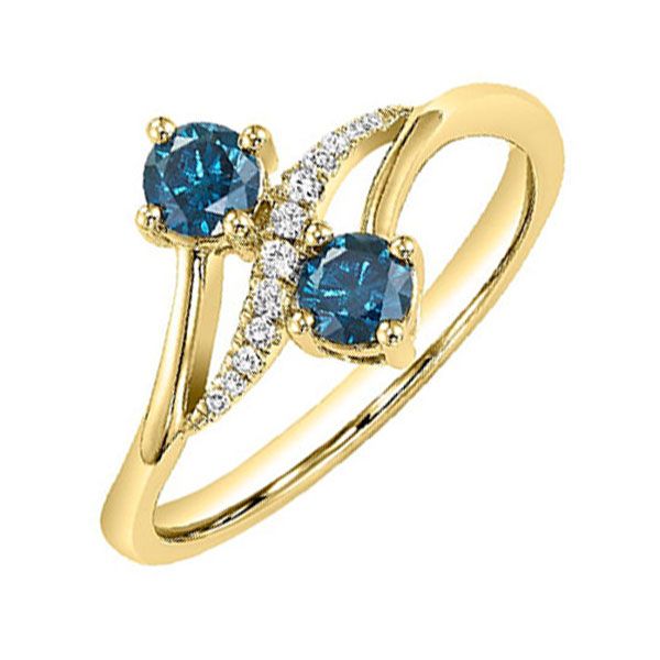 14KT Yellow Gold & Diamonds Twogether Jewelery Fashion Ring  - 1 1/2 cts Maharaja's Fine Jewelry & Gift Panama City, FL