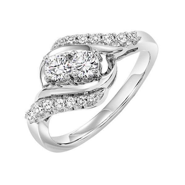 14KT White Gold & Diamonds Twogether Jewelery Fashion Ring  - 1 cts Grayson & Co. Jewelers Iron Mountain, MI