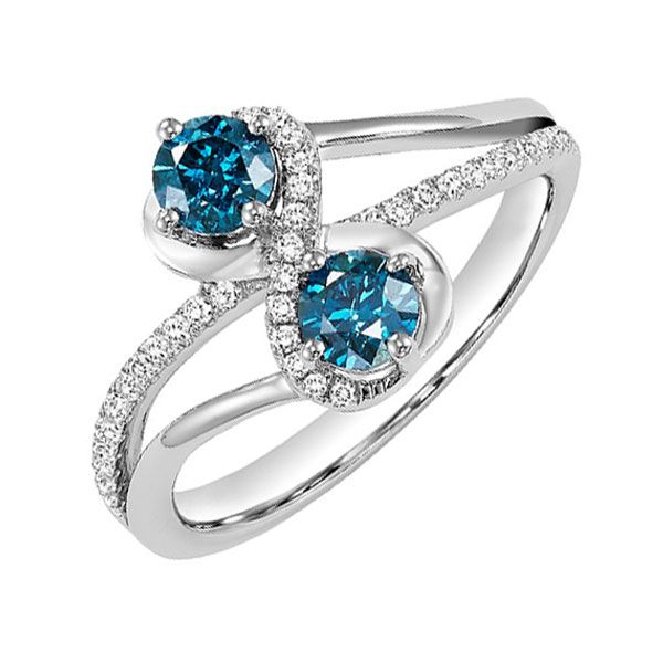 14KT White Gold & Diamonds Twogether Jewelery Fashion Ring  - 3/4 cts Ross's Fine Jewelers Kilmarnock, VA
