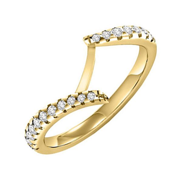 14KT Yellow Gold & Diamonds Twogether Jewelery Band Ring  - 1/5 cts Windham Jewelers Windham, ME