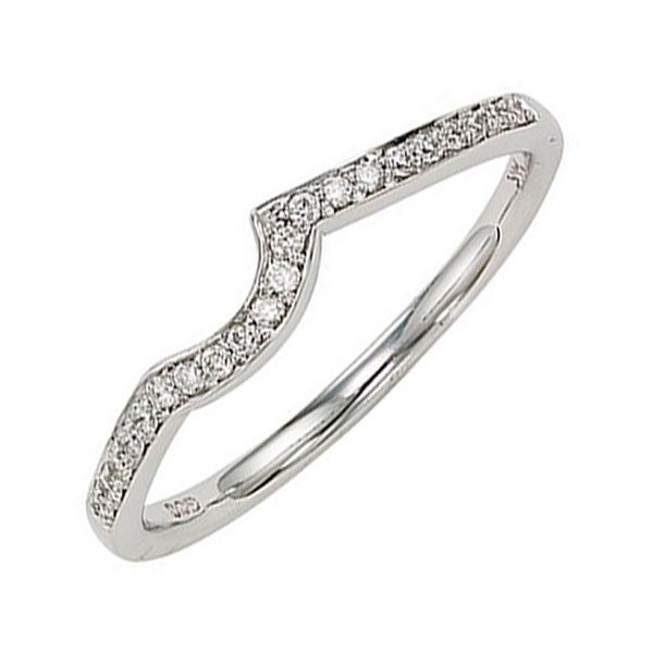14KT White Gold & Diamonds Twogether Jewelery Band Ring  - 1/5 cts Layne's Jewelry Gonzales, LA