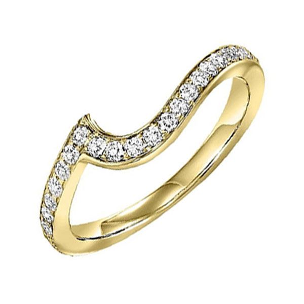 14KT Yellow Gold & Diamonds Twogether Jewelery Fashion Ring  - 1/4 cts Gala Jewelers Inc. White Oak, PA