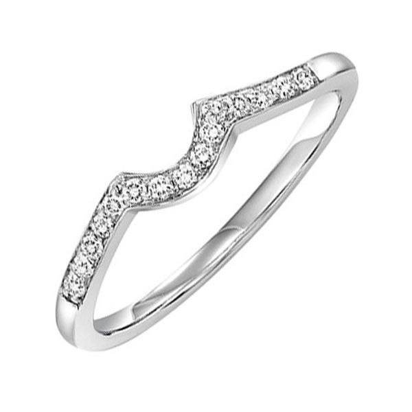 14KT White Gold & Diamonds Twogether Jewelery Fashion Ring  - 1/4 cts Gala Jewelers Inc. White Oak, PA