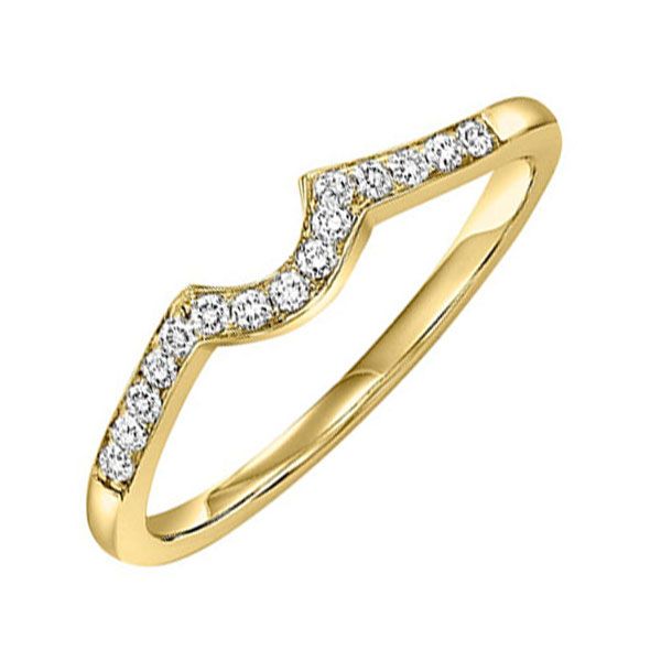 14KT Yellow Gold & Diamonds Twogether Jewelery Fashion Ring  - 1/4 cts Layne's Jewelry Gonzales, LA