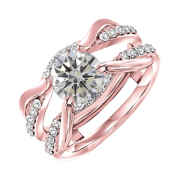 14Kt Rose Gold Diamond 1/2Ctw Ring Layne's Jewelry Gonzales, LA