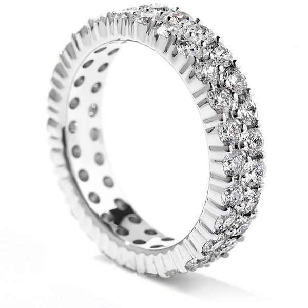 Double-Row Eternity Band Right Hand Ring Image 2 Ross Elliott Jewelers Terre Haute, IN
