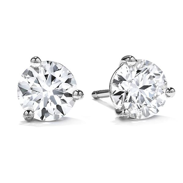 Three-Prong Stud Earrings Romm Diamonds Brockton, MA