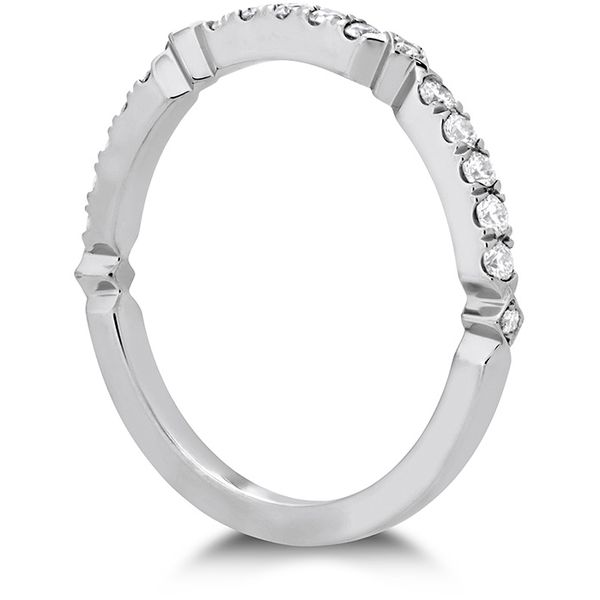 0.25 ctw. Cali Chic Diamond Accent Band in 18K White Gold Image 2 Von's Jewelry, Inc. Lima, OH