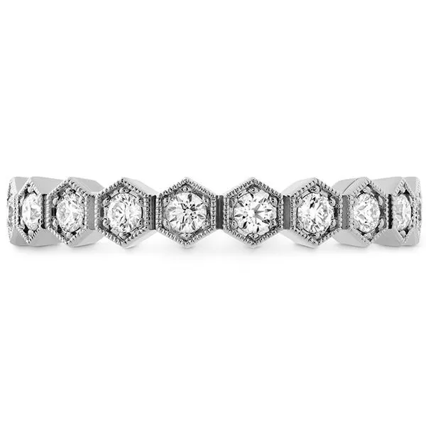 Hearts on Fire HOF Hex Diamond Band HBADHEX00388W-N, Montica Jewelry