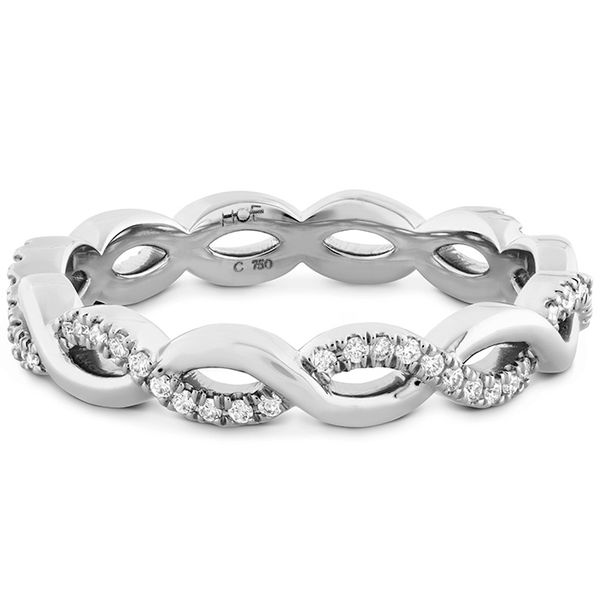 Destiny Lace Twist Eternity Band Image 3 Sather's Leading Jewelers Fort Collins, CO
