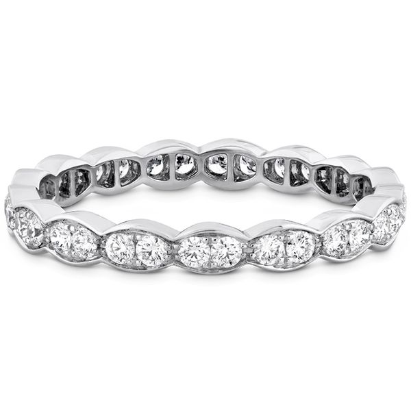 Lorelei Floral Eternity Band Image 3 Von's Jewelry, Inc. Lima, OH