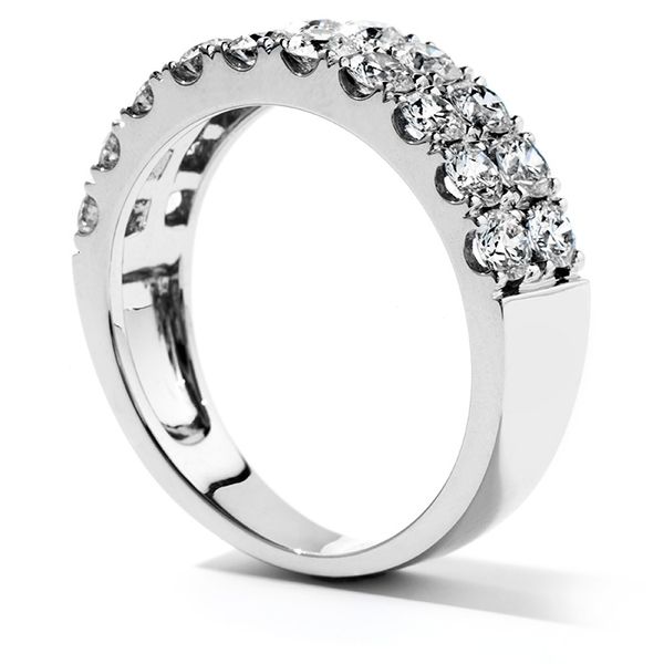 Truly Classic Double-Row Wedding Band Image 2 Sather's Leading Jewelers Fort Collins, CO