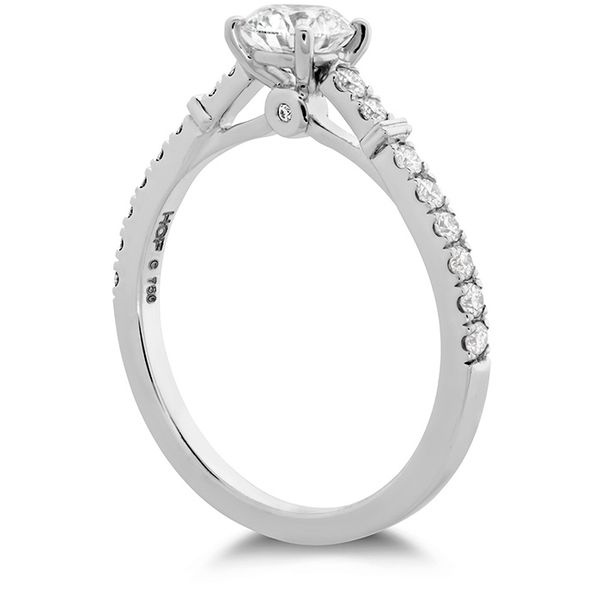 Cali Chic Petal Split Shank Engagement Ring Image 2 Sather's Leading Jewelers Fort Collins, CO