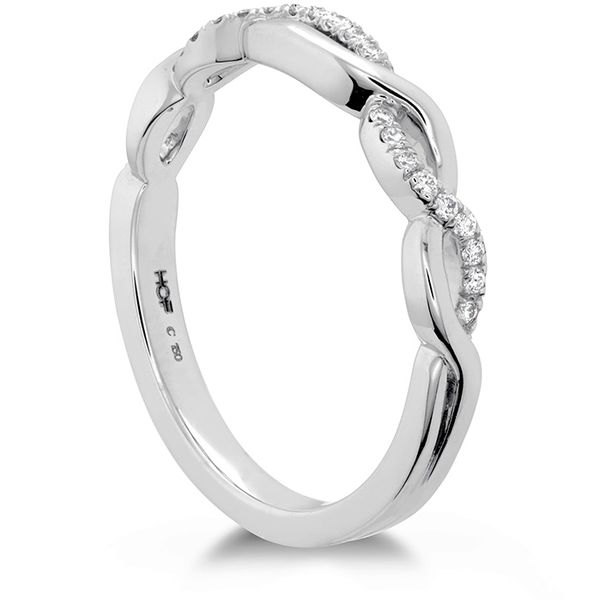 Destiny Twist Engagement Ring - Diamond Band Image 2 Jim Bartlett Fine Jewelry Longview, TX