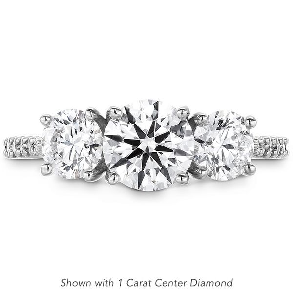 0.14 ctw. Camilla 3 Stone Diamond Engagement Ring in 18K Yellow Gold Becky Beauchine Kulka Diamonds and Fine Jewelry Okemos, MI
