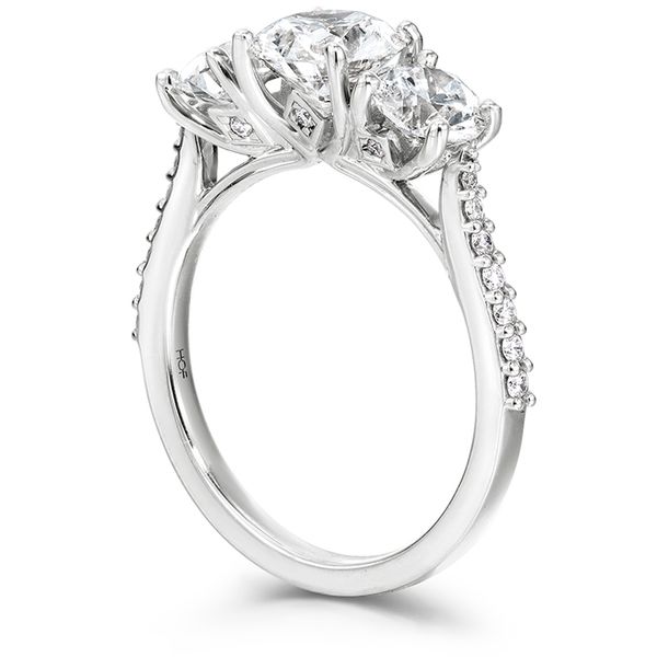 0.14 ctw. Camilla 3 Stone Diamond Engagement Ring in 18K Yellow Gold Image 2 Becky Beauchine Kulka Diamonds and Fine Jewelry Okemos, MI