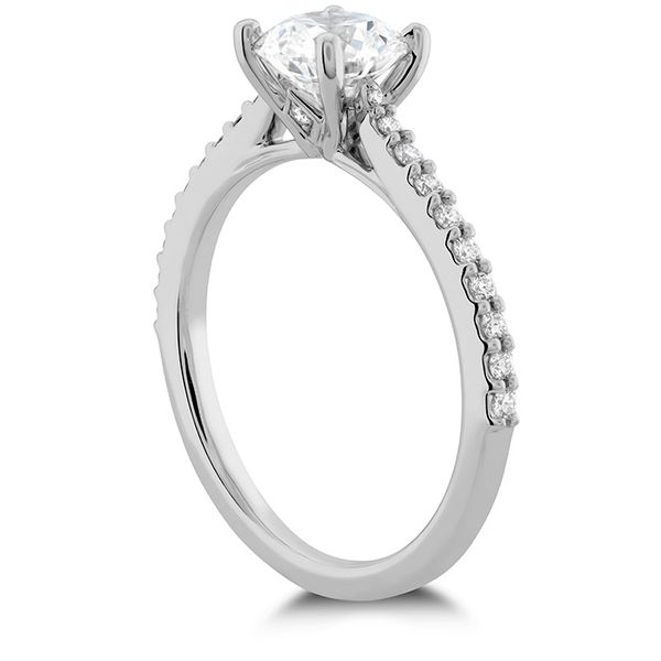 Camilla HOF Engagement Ring - Dia Band Image 2 Jim Bartlett Fine Jewelry Longview, TX