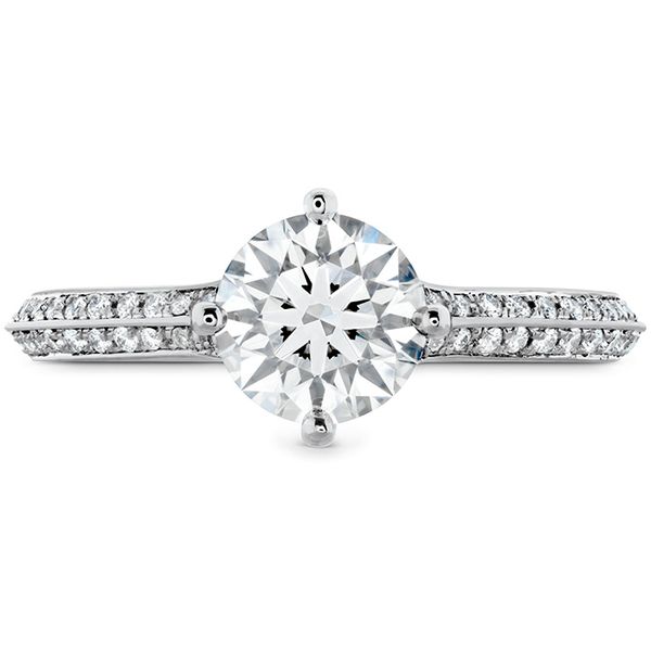 Camilla Pave Knife Edge Engagement Ring Maharaja's Fine Jewelry & Gift Panama City, FL