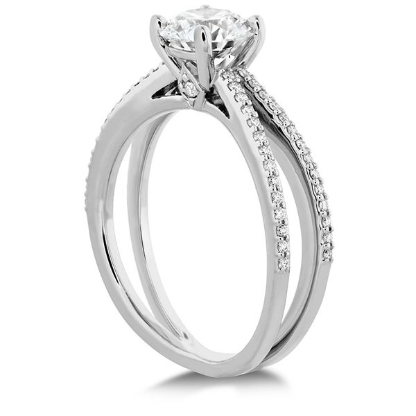 Camilla Split Shank Engagement Ring Image 2 Sather's Leading Jewelers Fort Collins, CO