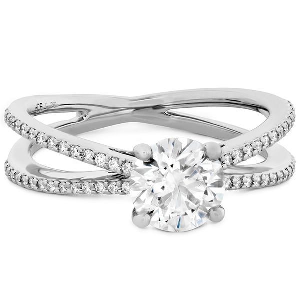 Camilla Split Shank Engagement Ring Image 3 Galloway and Moseley, Inc. Sumter, SC