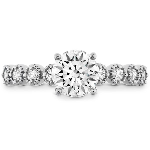Diamond Bar Single Prong Milgrain Semi-Mount Valentine's Fine Jewelry Dallas, PA