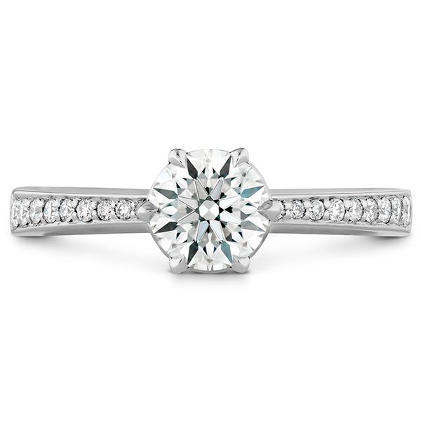 HOF Signature 6 Prong Engagement Ring - Diamond Band Becky Beauchine Kulka Diamonds and Fine Jewelry Okemos, MI