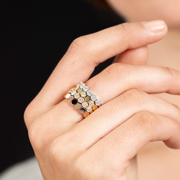 HOF Signature Engagement Ring-Diamond Band Image 4 Ross Elliott Jewelers Terre Haute, IN