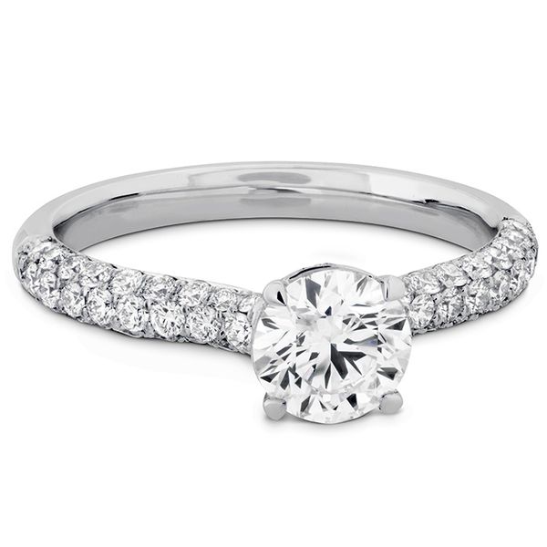Euphoria HOF Engagement Ring - Diamond Band Image 3 Harris Jeweler Troy, OH