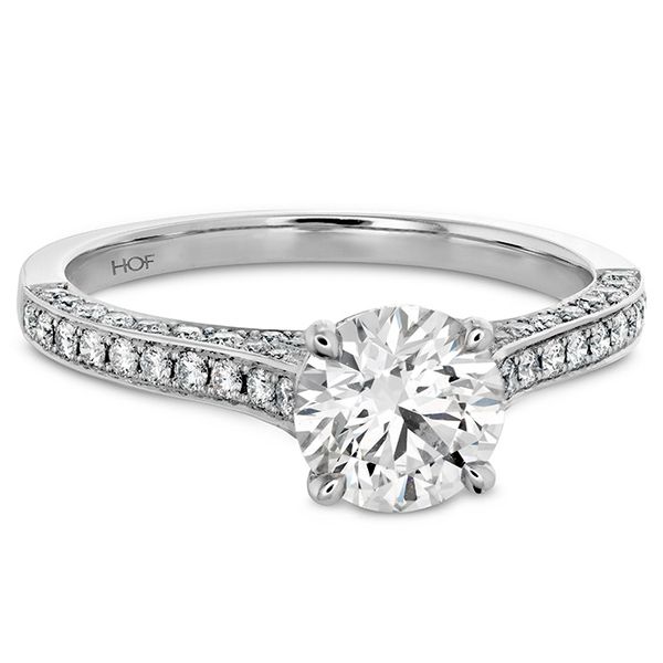 Illustrious Engagement Ring-Diamond Intensive Band Image 3 Von's Jewelry, Inc. Lima, OH