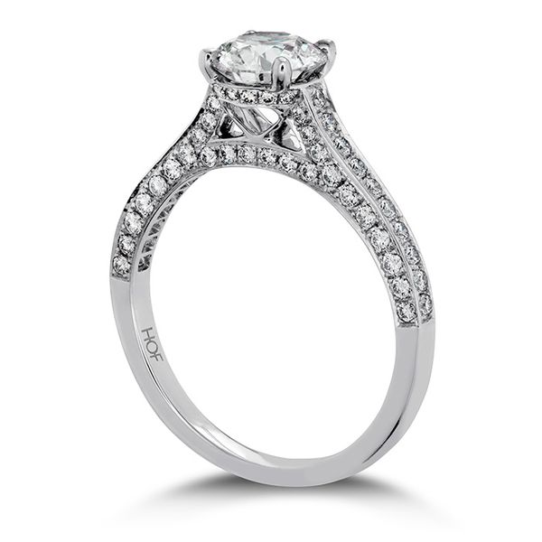 Illustrious Engagement Ring-Diamond Intensive Band Image 2 Von's Jewelry, Inc. Lima, OH