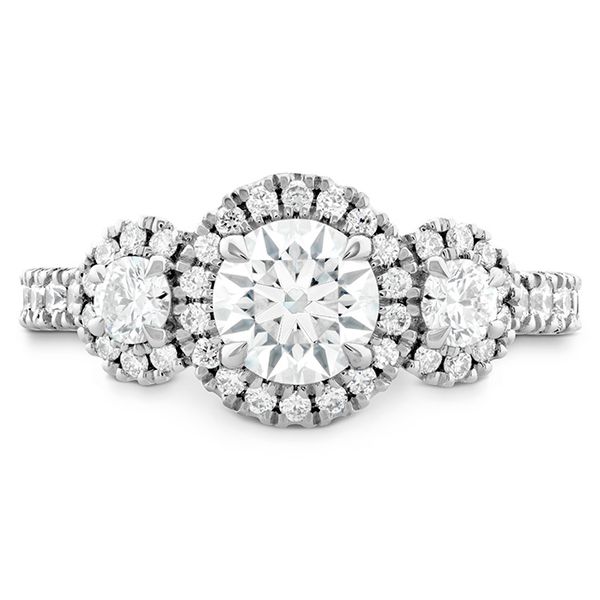 Integrity HOF Three Stone Engagement Ring Sather's Leading Jewelers Fort Collins, CO