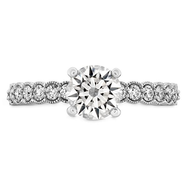 Isabelle Milgrain Engagement Ring Galloway and Moseley, Inc. Sumter, SC