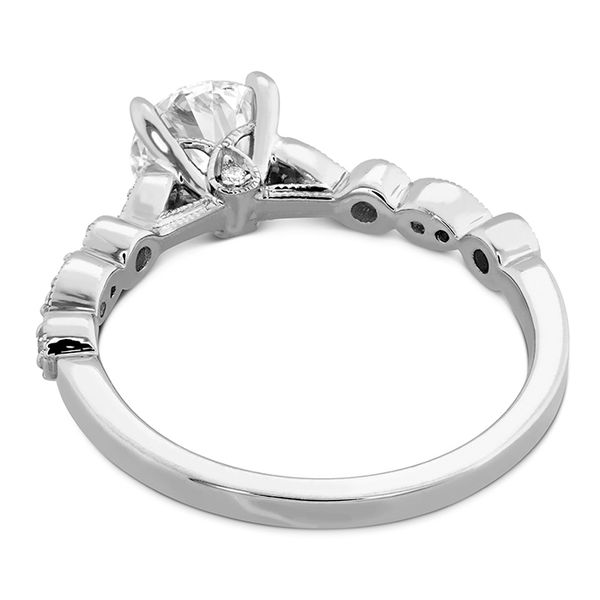Isabelle Teardrop Milgrain Engagement Ring Image 4 Galloway and Moseley, Inc. Sumter, SC