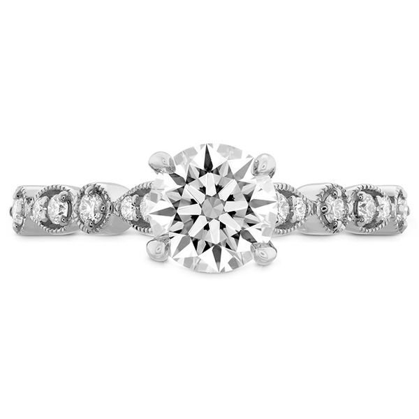 Isabelle Teardrop Milgrain Engagement Ring Valentine's Fine Jewelry Dallas, PA