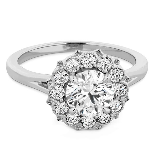 Liliana Halo Engagement Ring Image 3 Von's Jewelry, Inc. Lima, OH